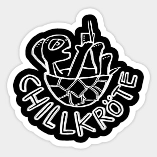 Chill, Chillkröte, lustig, Schildkröte Sticker